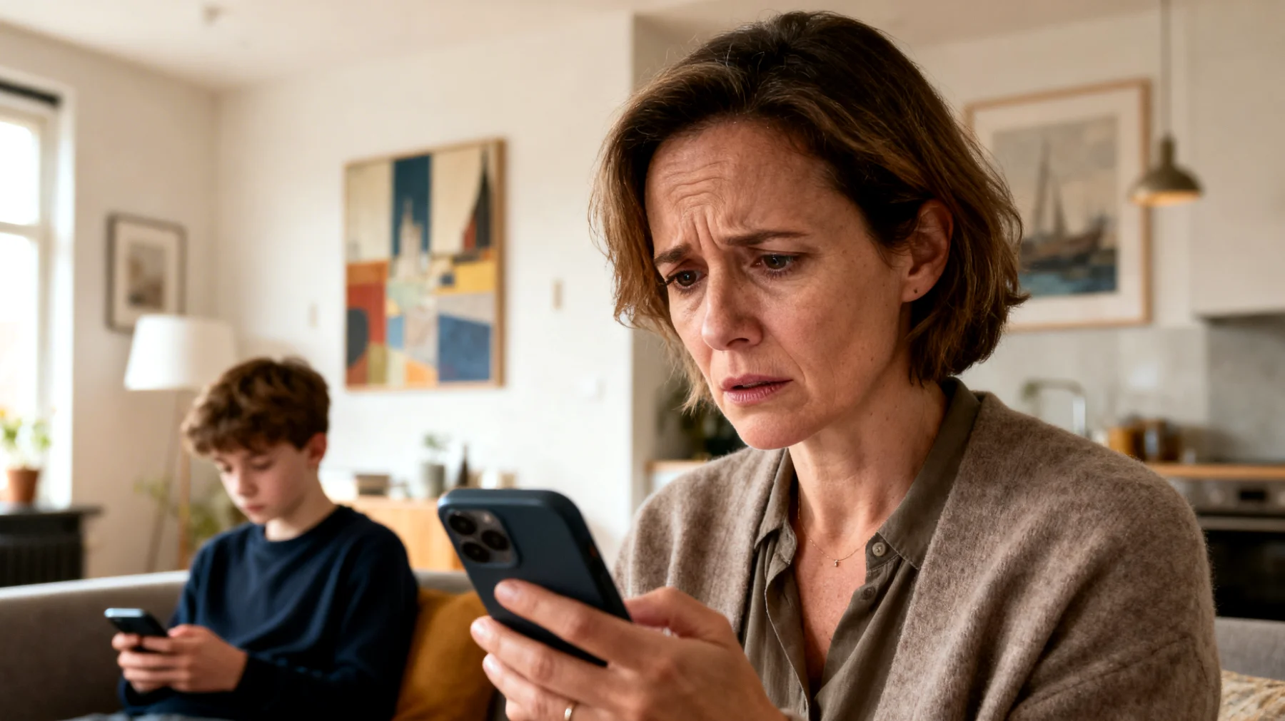 Ouders die zich zorgen maken over het onjuist of risicovol gebruik van sociale media door hun kinderen, met mogelijke blootstelling aan ongepaste content, cyberpesten, contact met vreemden, of negatieve impact op zelfbeeld en welbevinden"